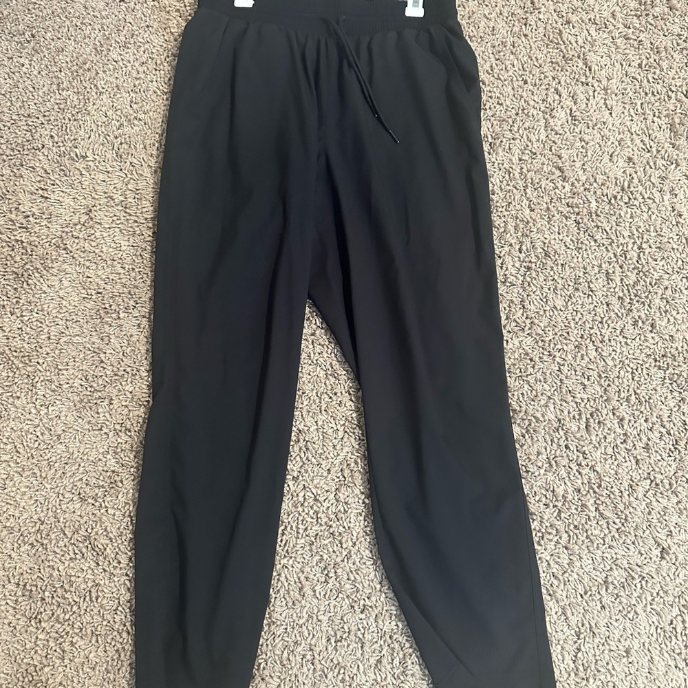 GAP Black Straight Leg Pants with Elastic Waistband